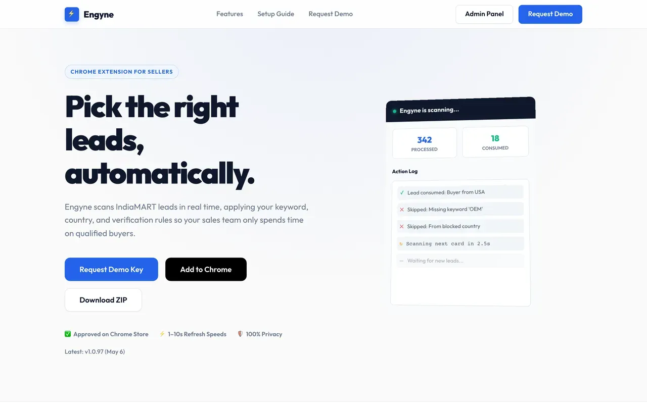 Engyne website